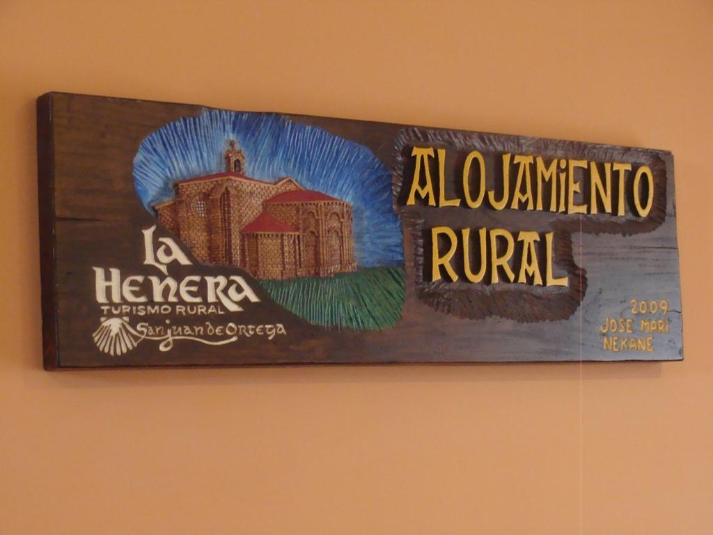 Alojamiento Rural La Henera Сан-Хуан-де-Ортега Экстерьер фото